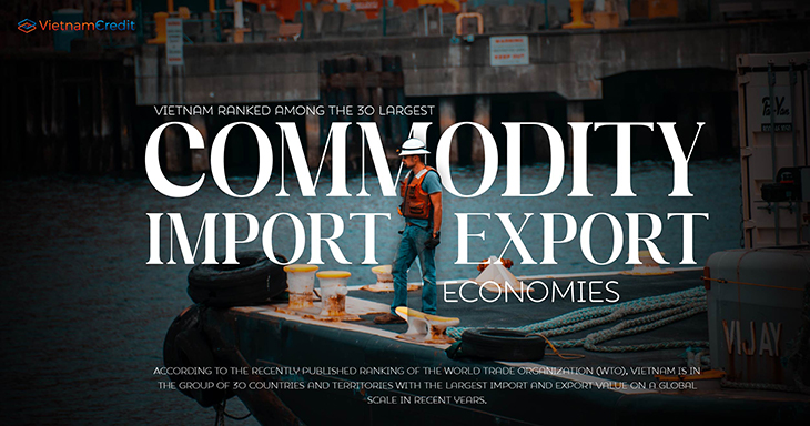 Vietnam ranked among the 30 largest commodity import-export economies